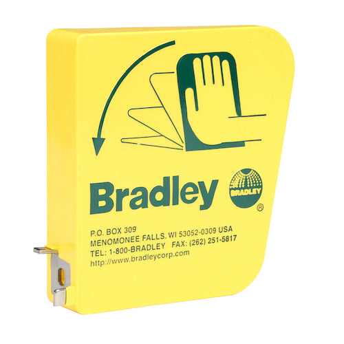 Bradley 128-135 Eyewash Yellow Plastic Handle