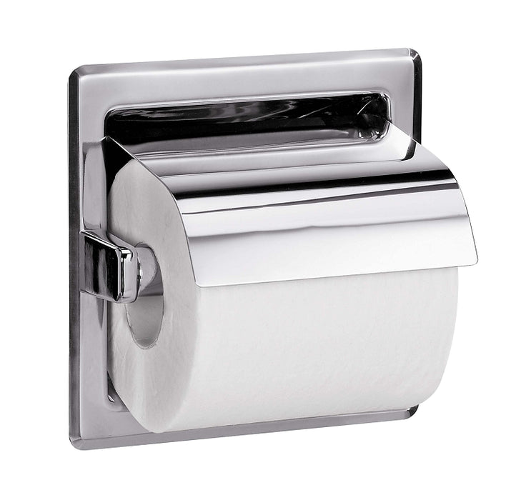 Bradley 5103-520000 Toilet Tissue Dispenser, Recessed, Single