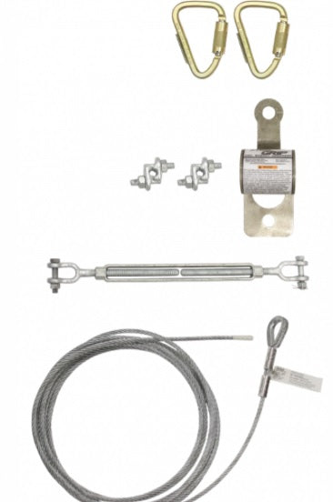 Falltech 620060 SteelGrip Cable HLL Assembly Cable Assembly with Installation Hardware