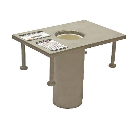 Falltech 65030CFS Flush-mount Fixed Base Stainless Steel for Confined Space Davit