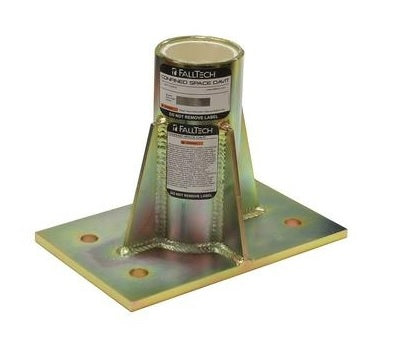 Falltech 65040CMZ Center-mount Fixed Base Zinc for Confined Space Davit
