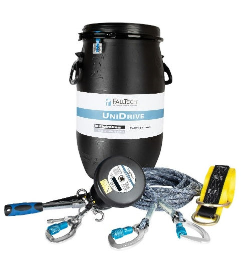 Falltech 6813300K 300' Self and Assisted Rescue Kit with bucket
