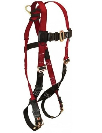 FallTech 7010 Tradesman Harness, Back & Side D-rings, UniFit