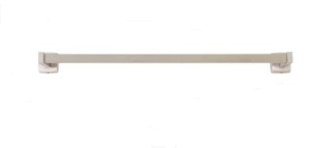 Bradley 9055-120000 Towel Bar, Polished Stainless, Surface Mount