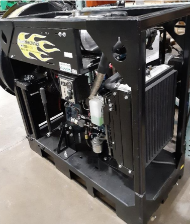 Cool Machines Cool Vac 25hp Diesel Engine Vacuum, Electric Start (Used)