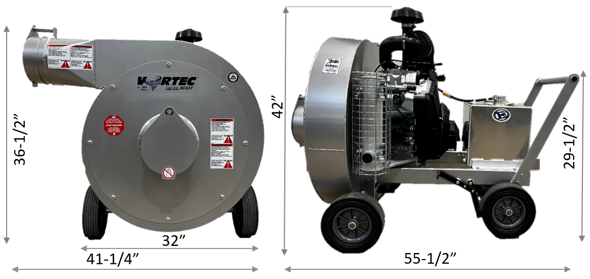 Intec Vortec 74000 M Beast PKG 64 MEGA Beast High Powered Vacuums