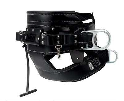 3M DBI-SALA 1001397 4D Leather Lineman Belt Black, D23