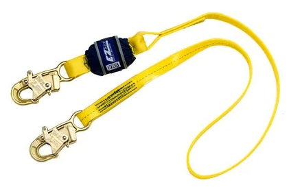 3M DBI-SALA 1246226, EZ-Stop Shock Absorbing Lanyard Yellow, 6 ft. (1.8m)