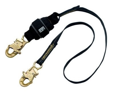 3M DBI-SALA 1246306 EZ-Stop Arc Flash Shock Absorbing Lanyard Black, 6 ft. (1.8m)