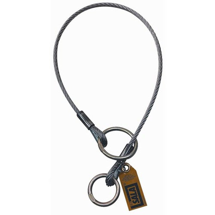 3M DBI-SALA  5900550 Pass-Thru Cable Tie-Off Adapter Anchor, Stainless Steel