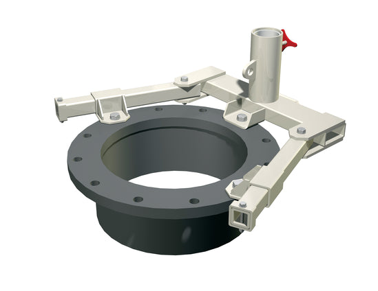 3M DBI-SALA 8520267 Confined Space Integrated Tank Flange Davit Mast Base, Fits 18