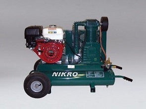 Nikro 860544 9HP Honda 2 Stage 175 PSI Portable Gasoline Compressor