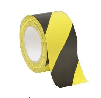 Nikro 860829 Black & Yellow Safety Tape 3" x 60yds (per roll)