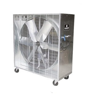 Schaefer MOB4851-2 Heavy Duty Mobile Box Fan Belt Drive 48 Inch