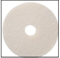 GENERAL Floorcraft 710717 17” White Polishing Pads 5/cs