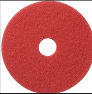 GENERAL Floorcraft 710217 17” Red Cleaning/Buffing Pads 5/cs