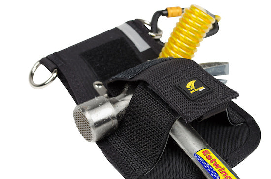 3M DBI SALA DBI/SALA 1500094 Hammer Holster - Belt with Hook2Quick Ring Coil Tether with Tail, Tool Fall Protection