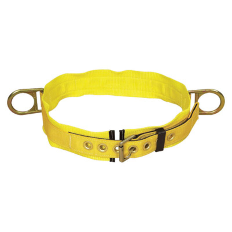 3M DBI SALA DBI/SALA 1000023 Medium 1 3/4 Polyester Web Body Belt With Tongue Buckle, Side D-Ring And 3 Back Pad, Body Belts