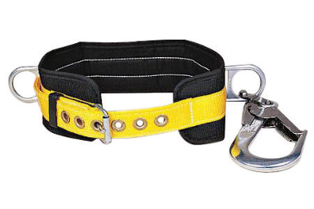 DBI/SALA 1000564 Large Pompier Body Belt With Side D-Ring, Swiveling Hook And Tongue Buckle