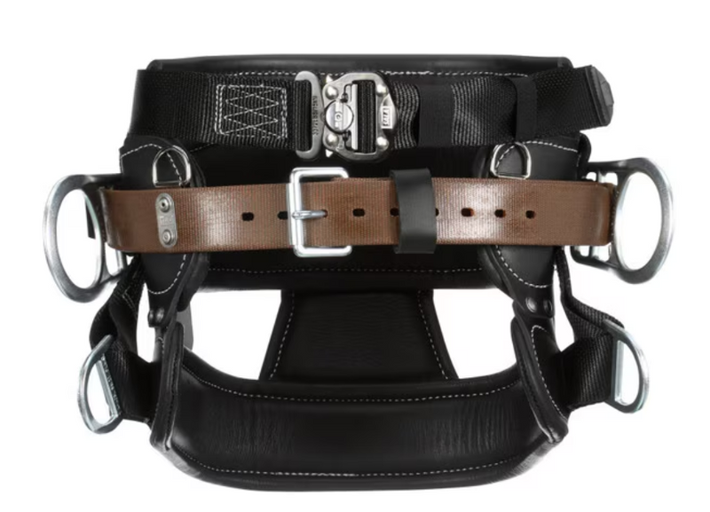 3M DBI SALA 3M DBI-SALA 1000881 4D Lineman Tongue Buckle Positioning/Fall Restrict Belt, Lineman Belt Black