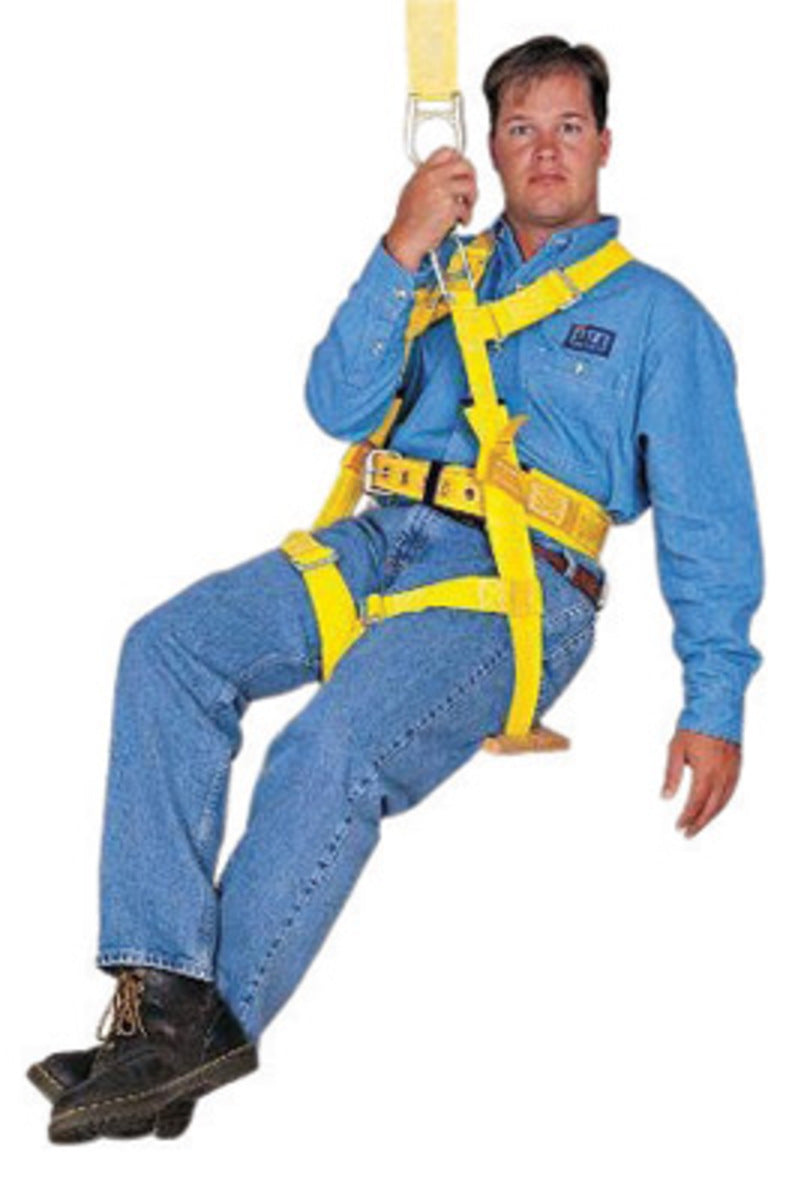 3M DBI SALA DBI/SALA 1001006 2X Suspension 1 3/4 Latex Treated Polyester Web Workseat With Board, Tongue Buckle Belt, 3 Pad And Back And Suspension