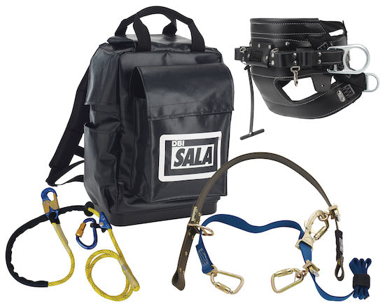 3M DBI SALA DBI/SALA 1050020 Lineman Pole Climbing Kit, Fall Protection Kit