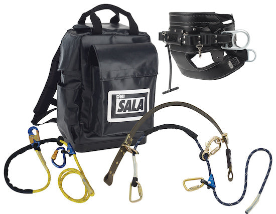 3M DBI SALA DBI/SALA 1050026 Lineman Pole Climbing Kit, Fall Protection Kit