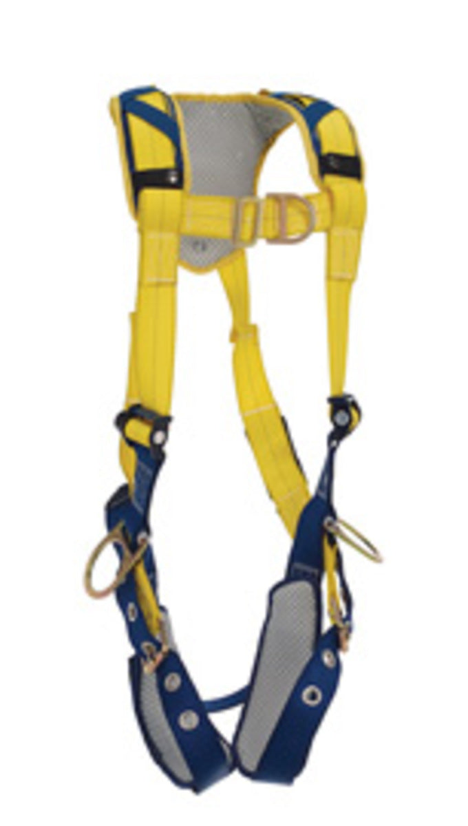 3M DBI SALA DBI/SALA 1100884 X-Large Delta Vest Style Positioning/Climbing Harness With Back, Front And Side D-Rings, Tongue Buckle Leg Straps And