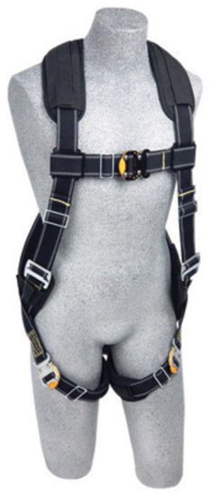 DBI/SALA 1100940 Medium ExoFit XP Arc Flash Flame Resistant Full Body/Vest Style Harness With Back D-Ring, Comfort Padding, Leather Insulator And Quick Connect Chest And Leg Strap Buckle