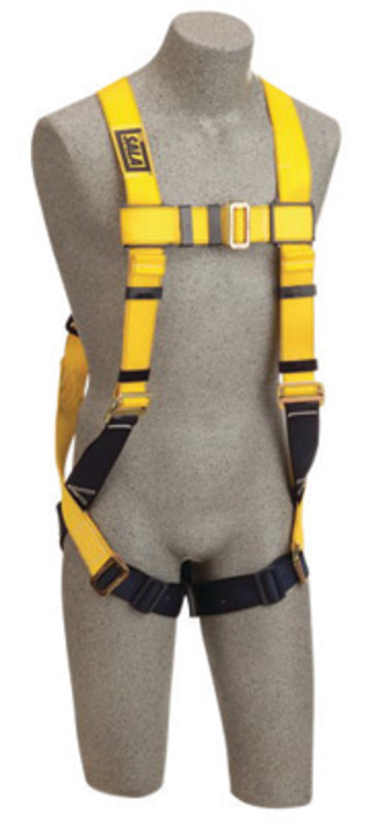 3M DBI SALA DBI/SALA 1101637 X-Large Delta No-Tangle Construction/Full Body/Vest Style Harness With Back D-Ring, Pass-Thru Leg Strap Buckle And