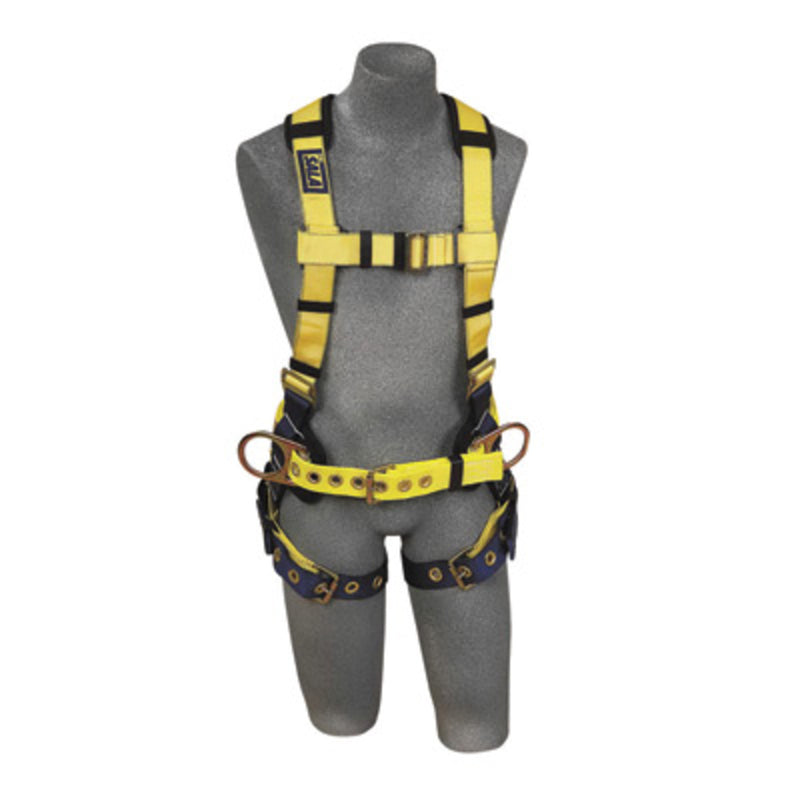 3M DBI SALA DBI/SALA 1101661 Small Delta II No-Tangle Construction/Full Body/Vest Style Harness With Back D-Ring And Tongue Leg Strap Buckle