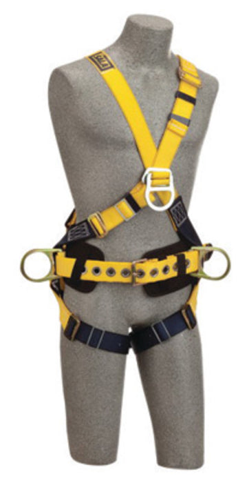 DBI/SALA 1101809 Small Delta No-Tangle Construction/Cross Over/Full Body Style Harness With Back, Front And Side D-Ring, Body Belt With Pad And Pass-Thru Leg Strap Buckle