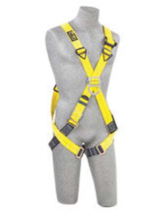 DBI/SALA 1107812 Medium Delta Hi-Viz Orange No-Tangle Construction/Vest Style Harness With Back, Side And Front D-Ring, Belt And Back Pad And Tongue Leg Strap Buckle