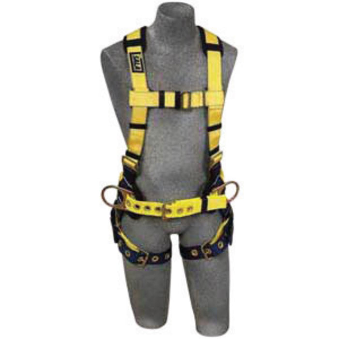 DBI/SALA 1102200 X-Small Delta II No-Tangle Construction/Full Body/Vest Style Harness With Back And Side D-Ring, Tongue Leg Strap Buckle And Sewn-in Back Pad