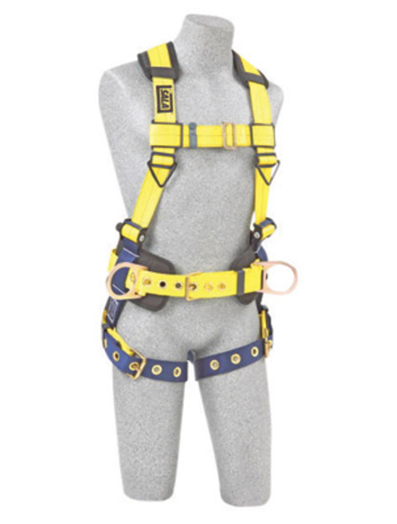 3M DBI SALA DBI/SALA 1102201 Small Delta II No-Tangle Construction/Full Body/Vest Style Harness With Back And Side D-Ring, Tongue Leg Strap Buckle