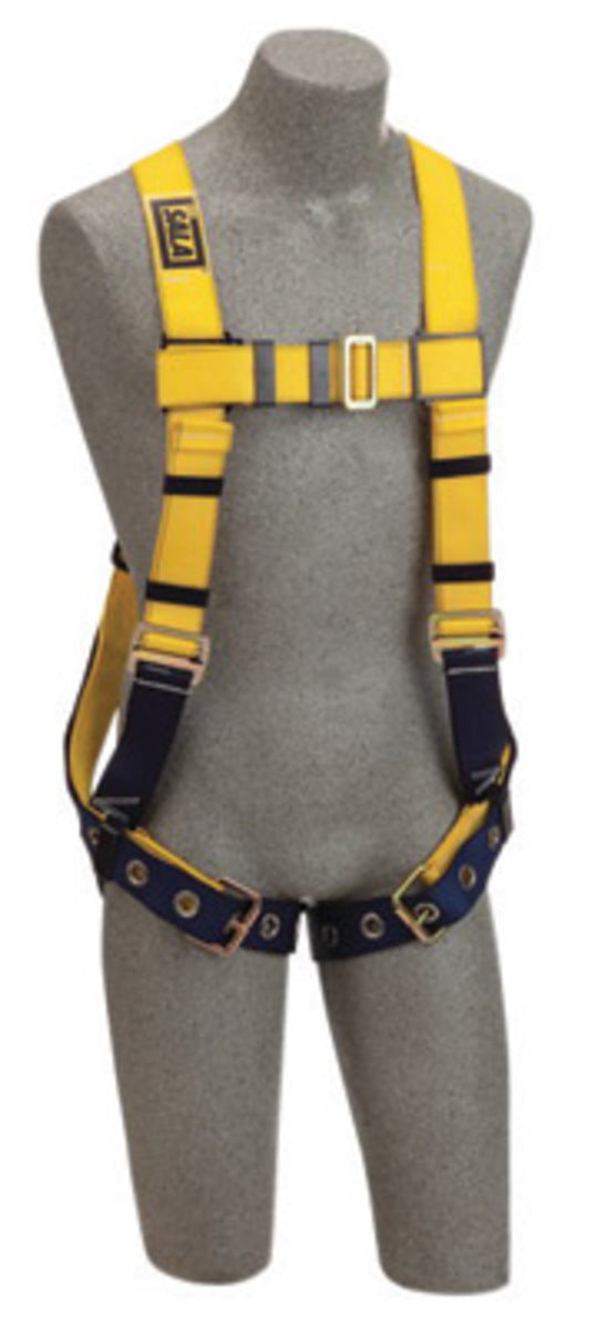 3M DBI SALA DBI/SALA 1102529 X-Large Delta No-Tangle Construction/Full Body/Vest Style Harness With Back D-Ring, Tongue Leg Strap Buckle And Loops