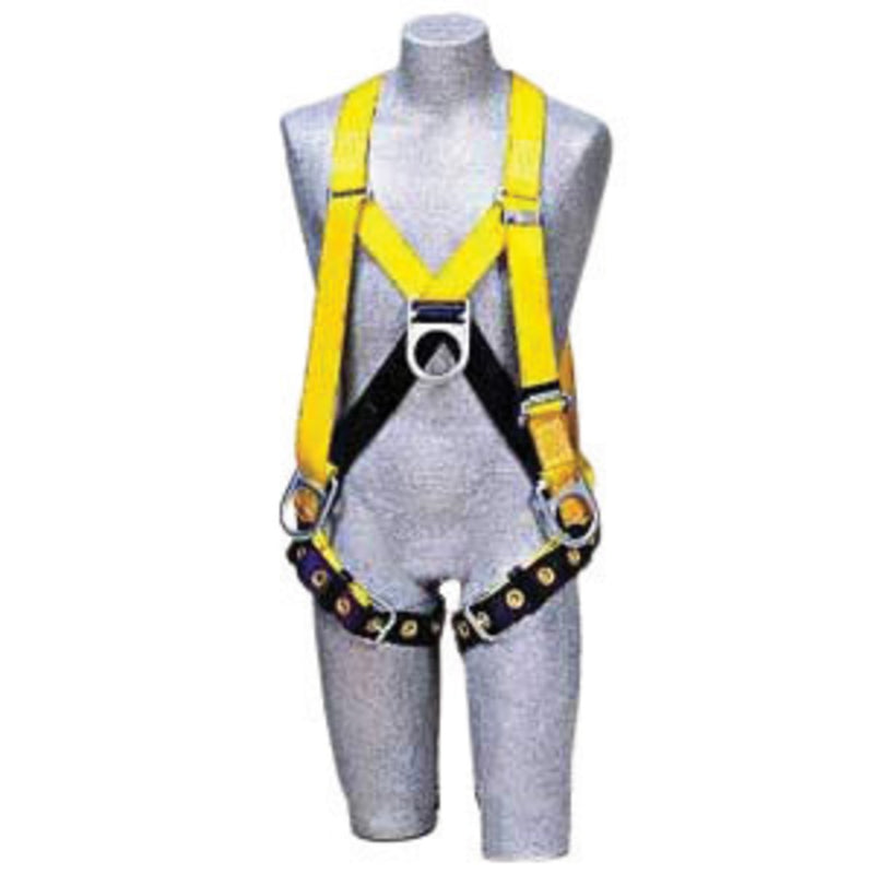 3M DBI SALA DBI/SALA 1102925 Universal Delta II No-Tangle Full Body/Step-In Style Harness With Back, Front And Side D-Ring And Tongue Leg Strap Buckle