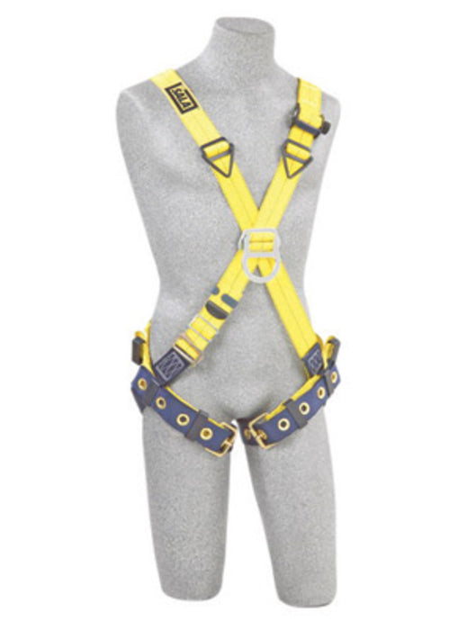 DBI/SALA 1102957 X-Small Delta No-Tangle Cross Over/Full Body Style Harness With Back And Front D-Ring And Tongue Leg Strap Buckle