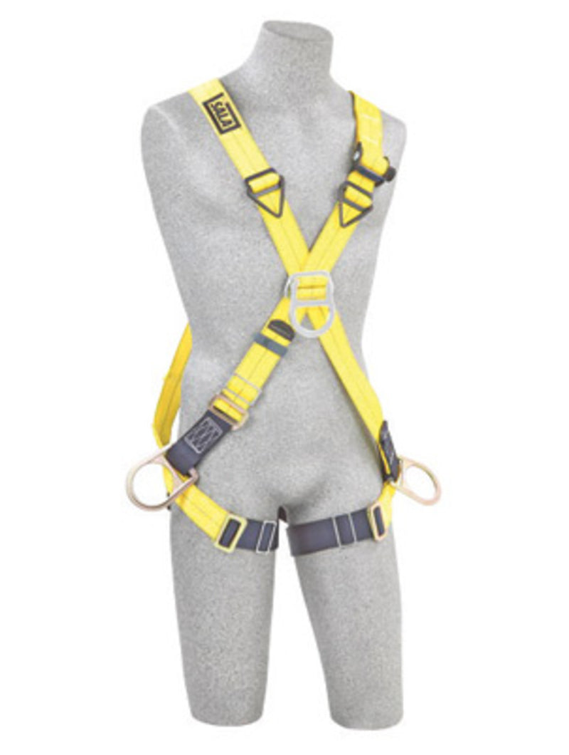 3M DBI SALA DBI/SALA 1103255 3X Delta Positioning/Climbing Cross Over Style Harness With Back, Front And Side D-Rings And Pass-Thru Buckle Leg Strap