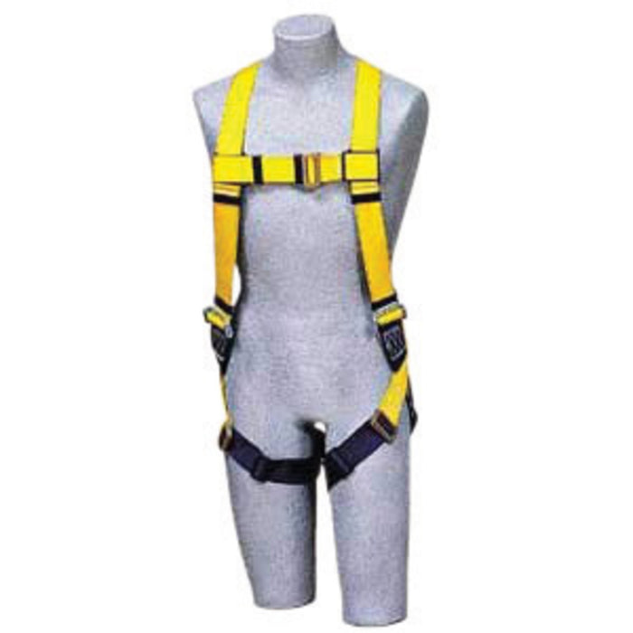 DBI/SALA 1103321 Universal Delta No-Tangle Full Body/Vest Style Harness With Back D-Ring, Quick Connect Chest And Pass-Thru Leg Strap Buckle And Comfort Padding
