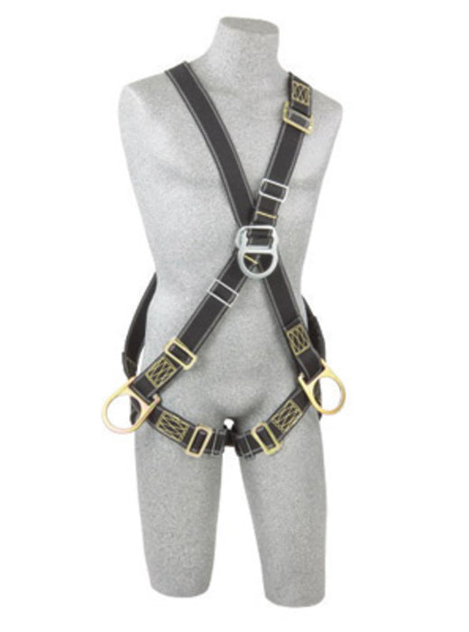 DBI/SALA 1104782 Large Delta Positioning/Climbing Welder's Cross Over Style Harness With Back, Front And Side D-Rings And Pass-Thru Buckle Leg Strap