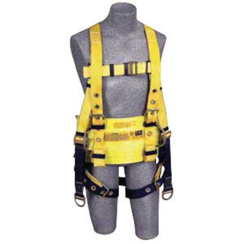 3M DBI SALA DBI/SALA 1104803 Small Delta II Derrick Style Harness With Back And Lifting D-Rings, Tongue Buckle Legs And Straps For Connection To