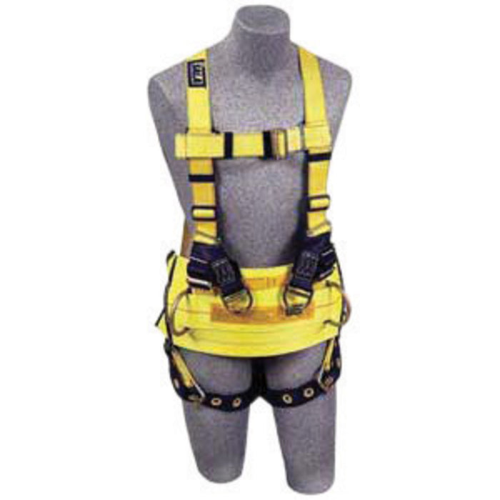 DBI/SALA 1105825 Large Delta No-Tangle Full Body Style Harness With Back And Side D-Ring, Quick Connect Chest And Tongue Leg Strap Buckle And Comfort Padding