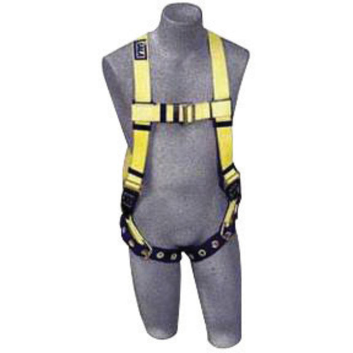 DBI/SALA 1106000 X-Large Delta II Dorsal Web Loop Full Body/Vest Style Harness With Back D-Ring With 18 Extension Pad, Adjustable Non-Slip Chest Strap, Tongue Buckle Leg Strap And Velcro Tool Fastener
