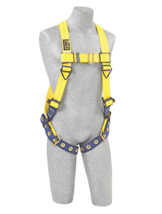 DBI/SALA 1106024 Large Delta Full Body/Vest Style Harness With Back D-Ring And Tongue Buckle Leg Strap