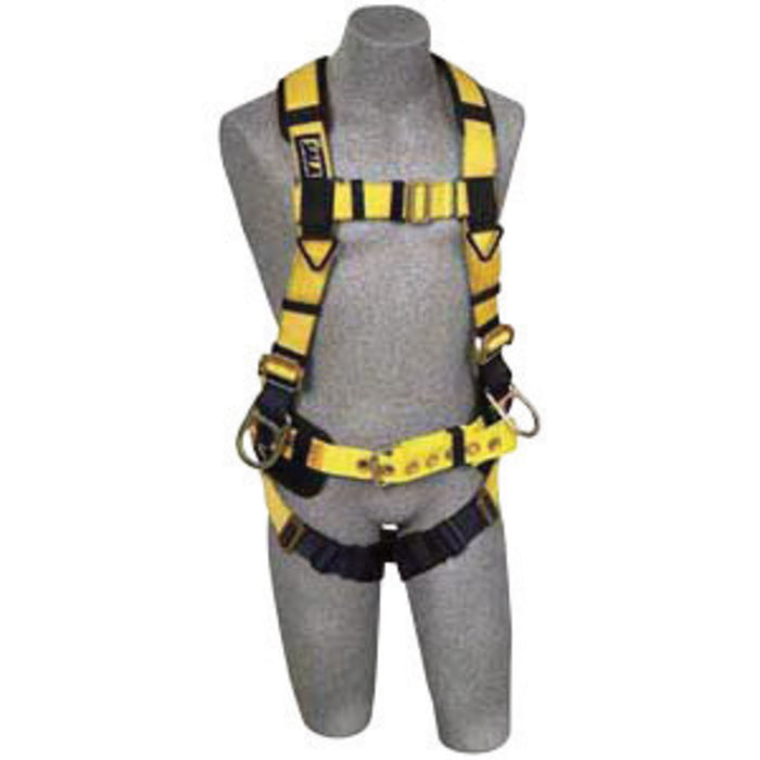 DBI/SALA 1106454 2X Delta II Iron Worker's Harness With Back And Side D-Rings, Pass Thru Buckle Leg Strap, Belt With Adjustable Support Straps, Pad And Shoulder Pads And Accessory Clips