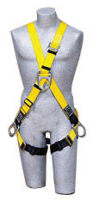 DBI/SALA 1107275 Universal Delta Cross Over/Full Body Style Harness With (4) D-Rings And Non-Sparking, Non-Conductive PVC Coated Hardware