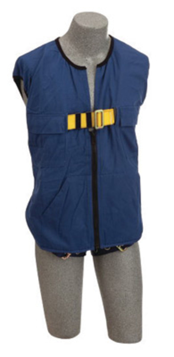 3M DBI SALA DBI/SALA 1107415 Small Delta No-Tangle Full Body/Workvest Style Blue Harness With Back D-Ring And Tongue Leg Strap Buckle