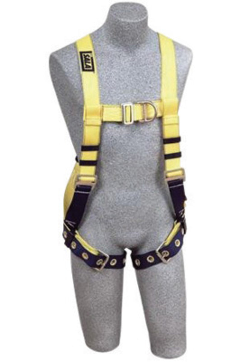 3M DBI SALA DBI/SALA 1107801 Large Delta No-Tangle Construction/Vest Style Harness With Back, Side And Front D-Ring, Tongue Leg Strap Buckle And