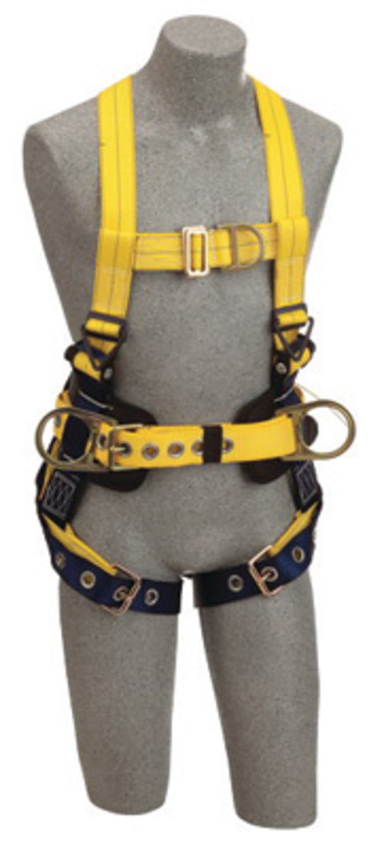 3M DBI SALA DBI/SALA 1107805 Small Delta Positioning/Climbing Construction Style Harness With Back, Front And Side D-Rings, Tongue Buckle Leg Strap